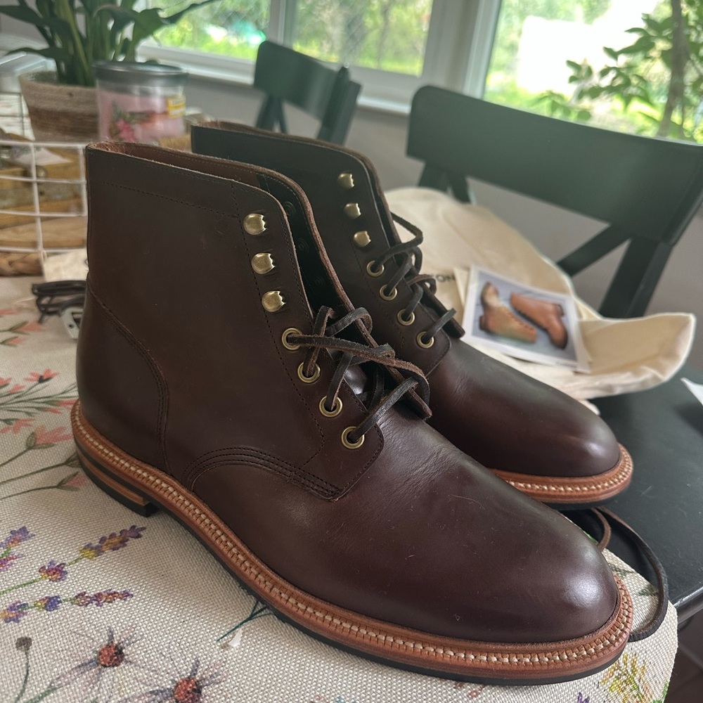 Grant Stone Diesel Boots Crimson Chromexcel Size 10E